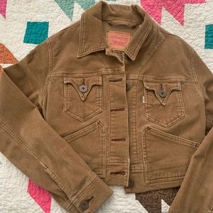 Vintage Levi Strauss corduroy cropped jacket